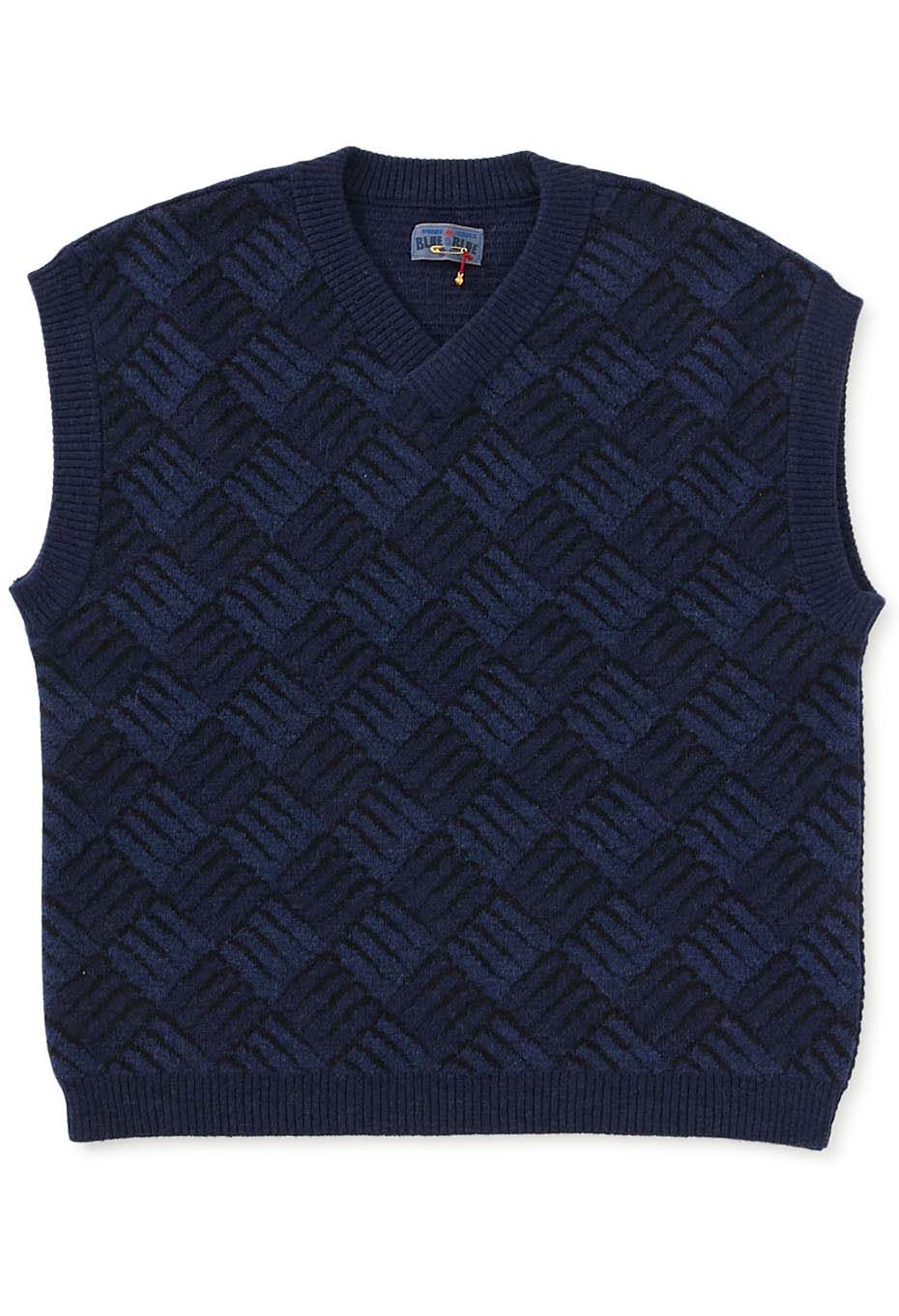 カゼナミニット Vネック ベスト | BLUE BLUE JAPAN | ハリウッド