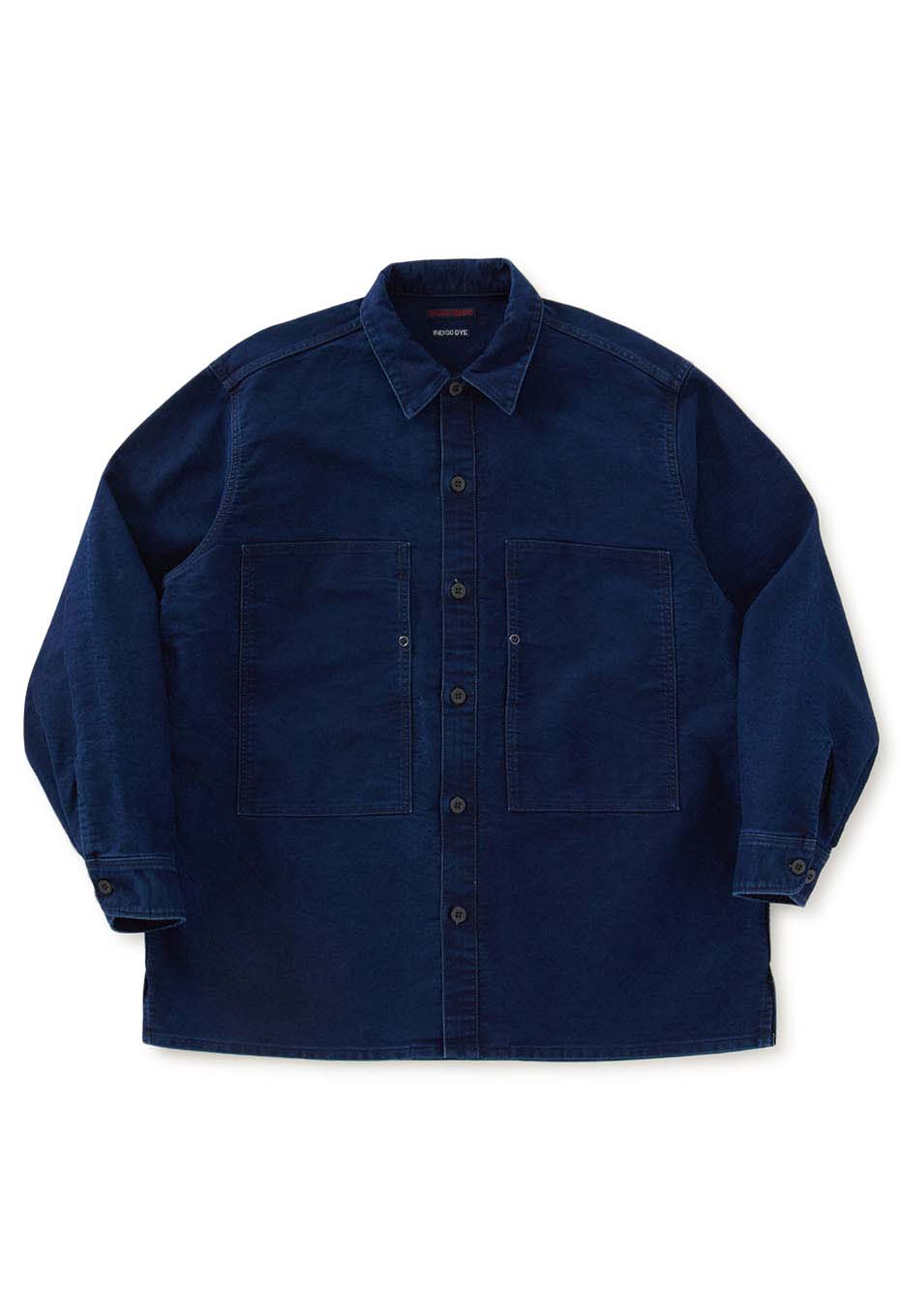 インディゴモールスキン ビックポケット シャツジャケット | BLUE BLUE