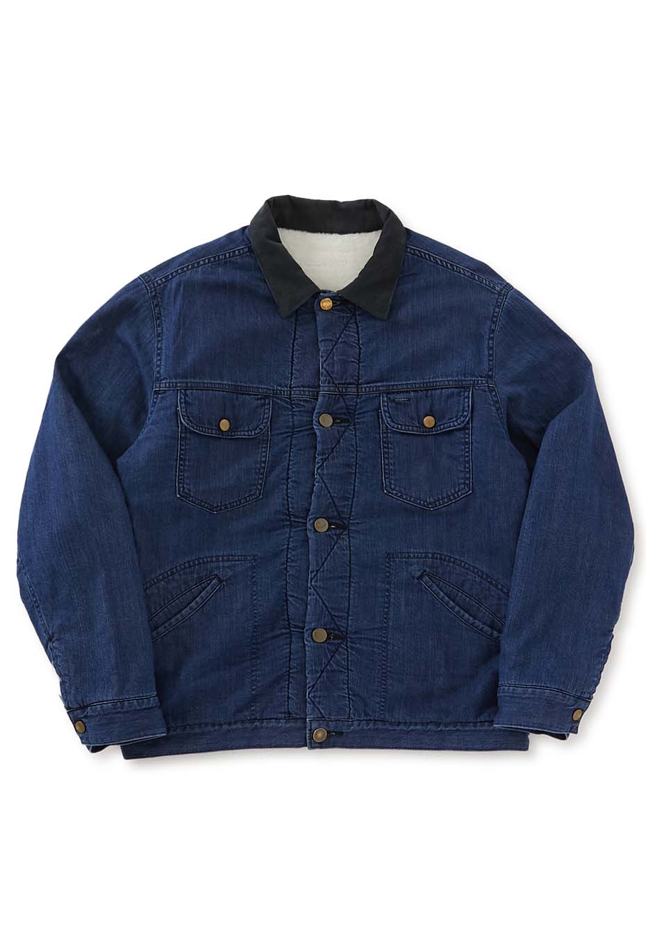 オーガニックデニム ボアライニング Gジャケット | HOLLYWOOD RANCH