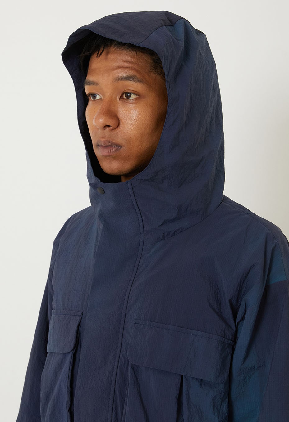 ニショクゾメ リサイクルナイロン アノラック | BLUE BLUE JAPAN