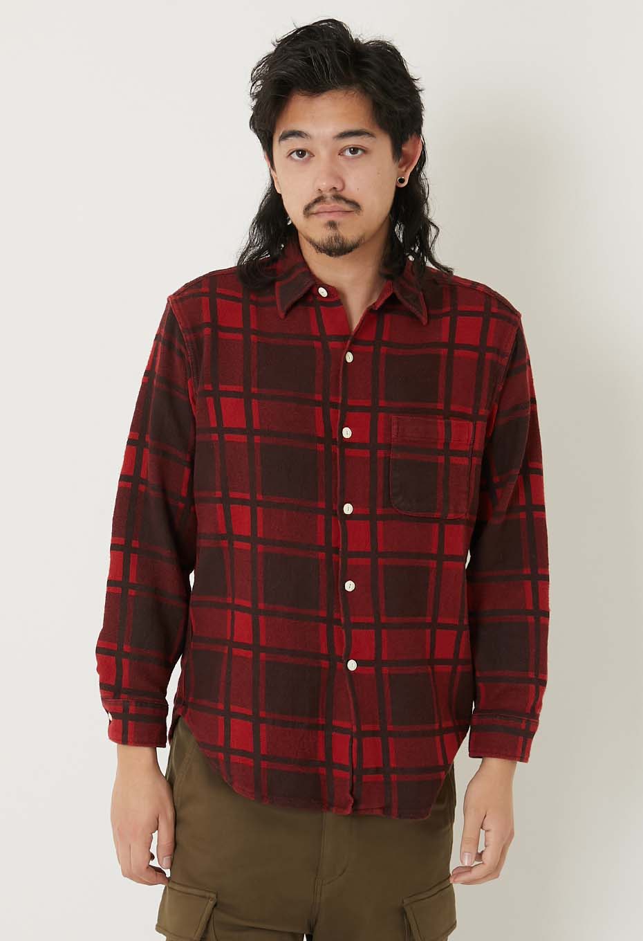 インディアプリント ブロックネルチェックシャツ | HOLLYWOOD RANCH