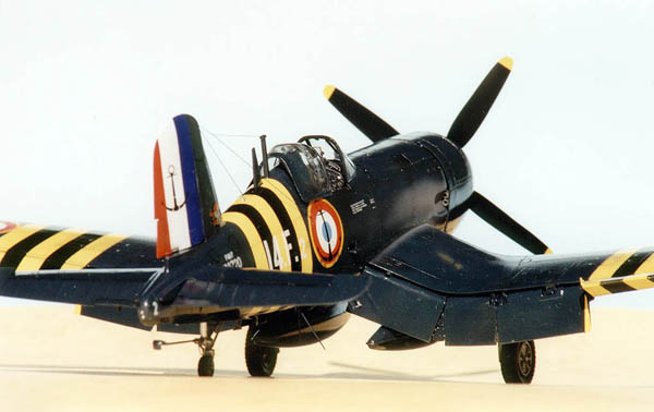 Vought F4U-7 Corsair by Darren Mottram (Academy, Heller and Others