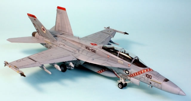 Hasegawa 1/48 scale F/A-18F Super Hornet by Jon Bryon