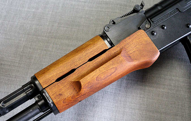 東京マルイ AKM ガスブロ木製ストック ハンドガード 付き 予備マガジン