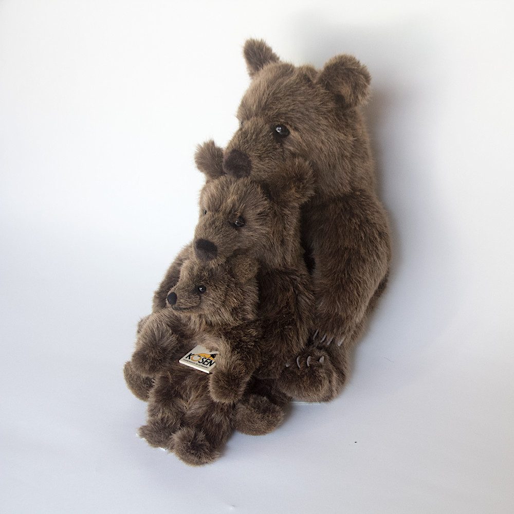 4600 ソフトブラウンベア（大）：おもちゃ：百町森