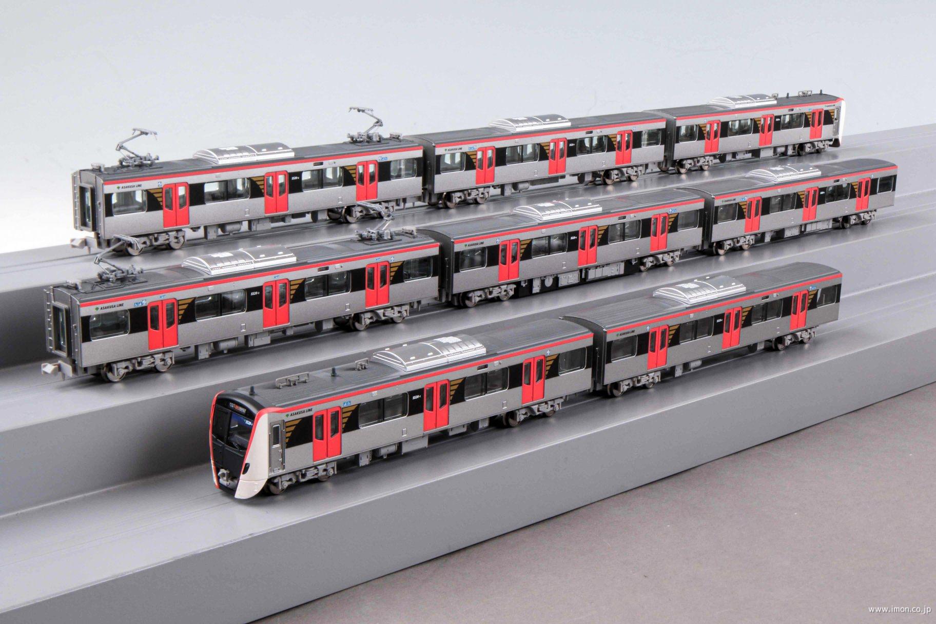 都営5500形 浅草線後期車アンテナ付 8両 | 鉄道模型店 Models IMON