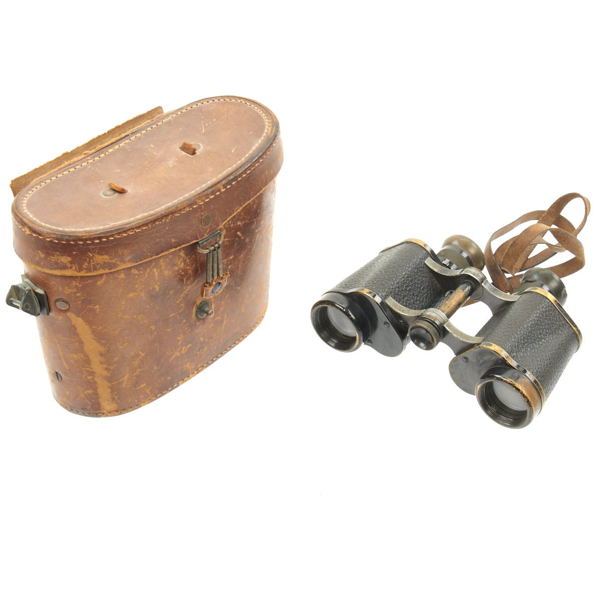 Original Austro-Hungarian Empire WWI Binoculars by Gyor of Hungary