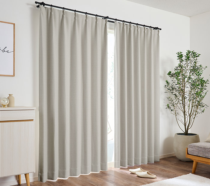 8色 やさしいカラーが魅力の1級遮光カーテン クリオ（D-1159