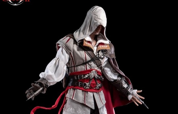 お値段70万円以上！“最強のアサシン”エツィオの1m超えスタチューが登場