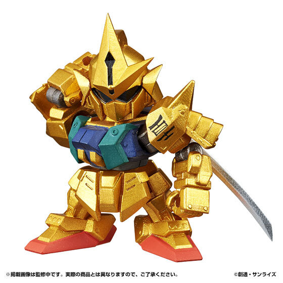 SD戦国伝 武者七人衆編」の「隠密頑駄無」たちがミニ可動フィギュア化