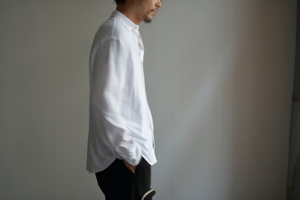 COMOLI / コットンジャージ コモリシャツ (sold) | INSIDE MY GLASS DOORS