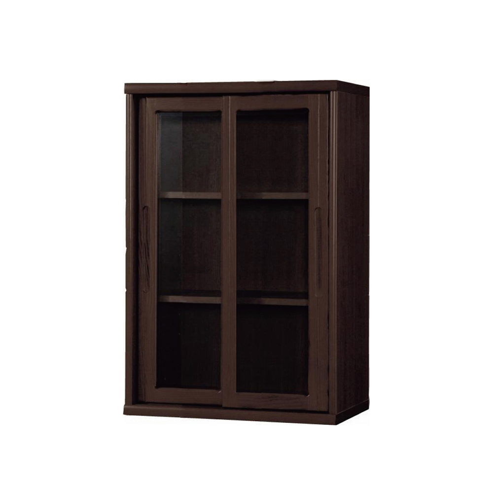 小島工芸 書棚「ニューオファー NOF-60 引戸」ガラス扉 幅60cm 全4色