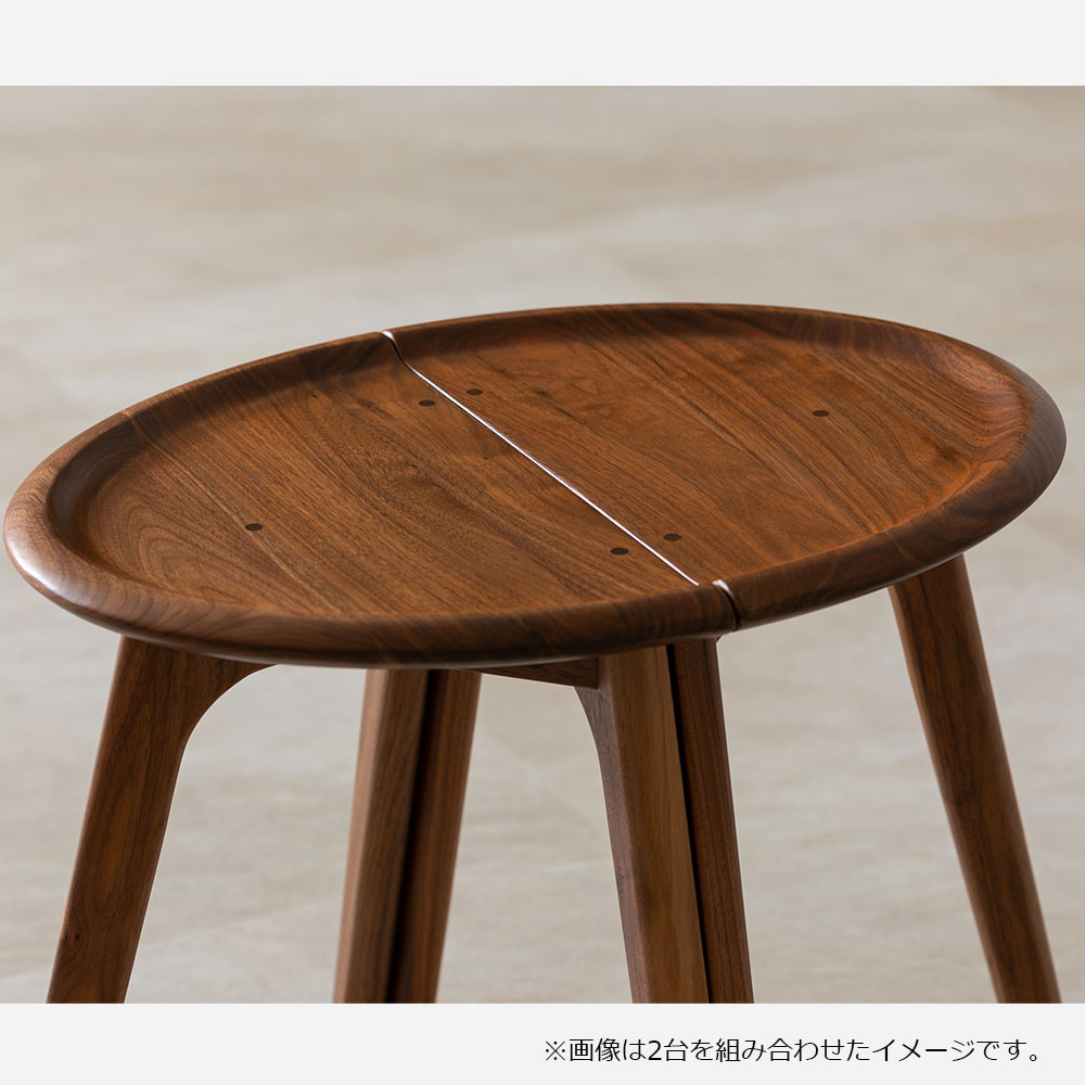 起立木工 サイドテーブル「ハーブ ST」WN ウォールナット材 | 【公式