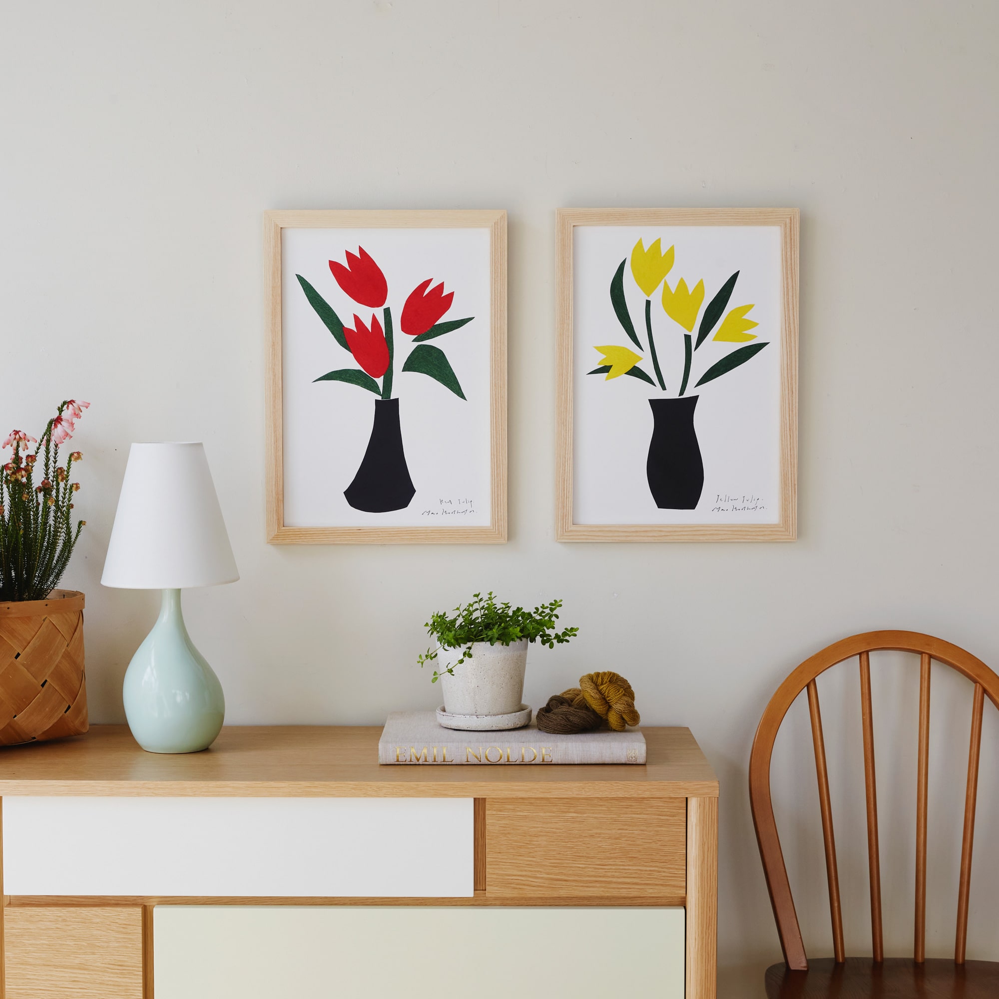 在庫限り】 ほりはたまお 「黄色のチューリップ」｜これまでに販売した