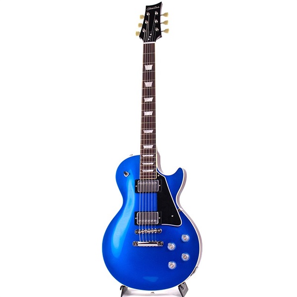 Three Dots Guitars LP Model Modified (Sapphire Blue Metallic