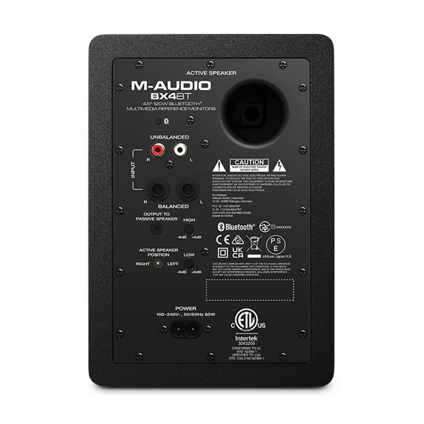 M-AUDIO BX4BT (ペア)【アンプ内蔵モニタースピーカー】【BLUETOOTH