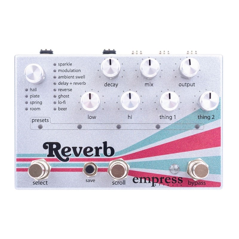 Empress Effects Reverb -High-Quality Stereo Reverb- ｜イケベ楽器店