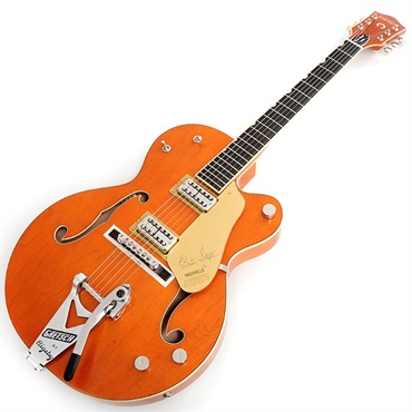 Gretsch エレキギター オレンジ Fホール ハードケース付き Gretsch