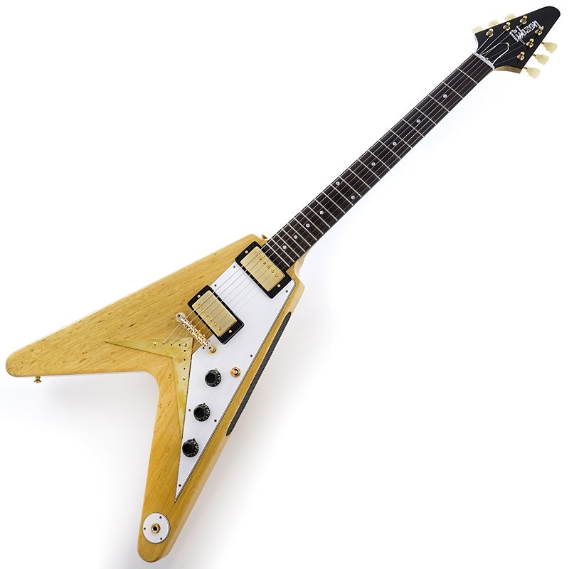 Gibson 1958 Korina Flying V Reissue VOS Natural w/White Pickguard