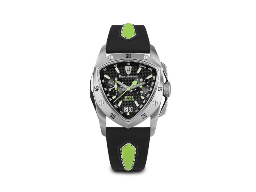 Tonino Lamborghini New Spyder Green Quartz Watch, 43 mm