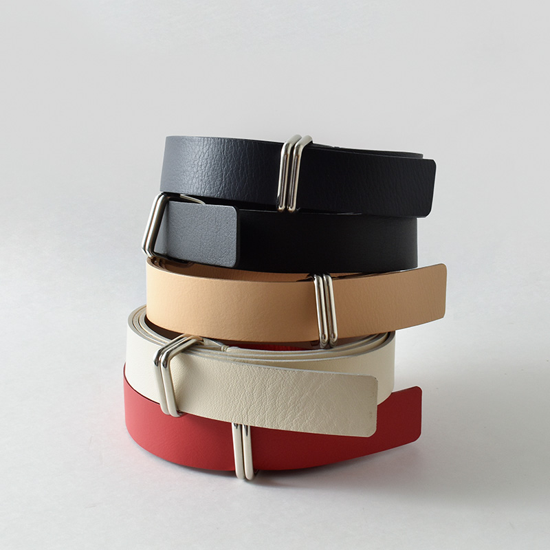 R & D.M.Co- オールドマンズテーラー カウレザー ダブルバックル