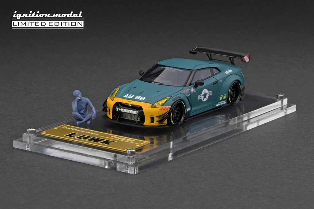 IGNITION MODEL 1/64 LB-WORKS Nissan GT-R R35 type 2 Matte Green