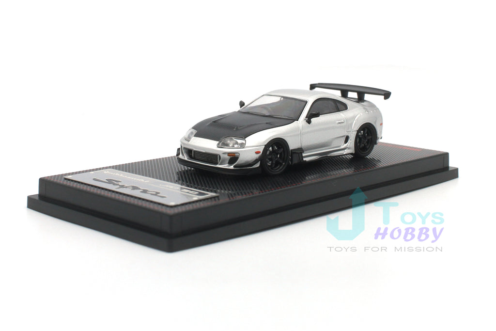 Ignition Model 1/64 Toyota Supra (JZA80) RZ Silver – J Toys Hobby