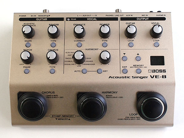 【極美品】BOSS VE-8 Acoustic Singer 弾き語り 箱説付 BOSS - VE-8 | Acoustic Singer