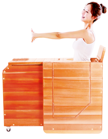 リビングで楽しめる半身浴 ハーフスパ｜日本ヘルスリア株式会社