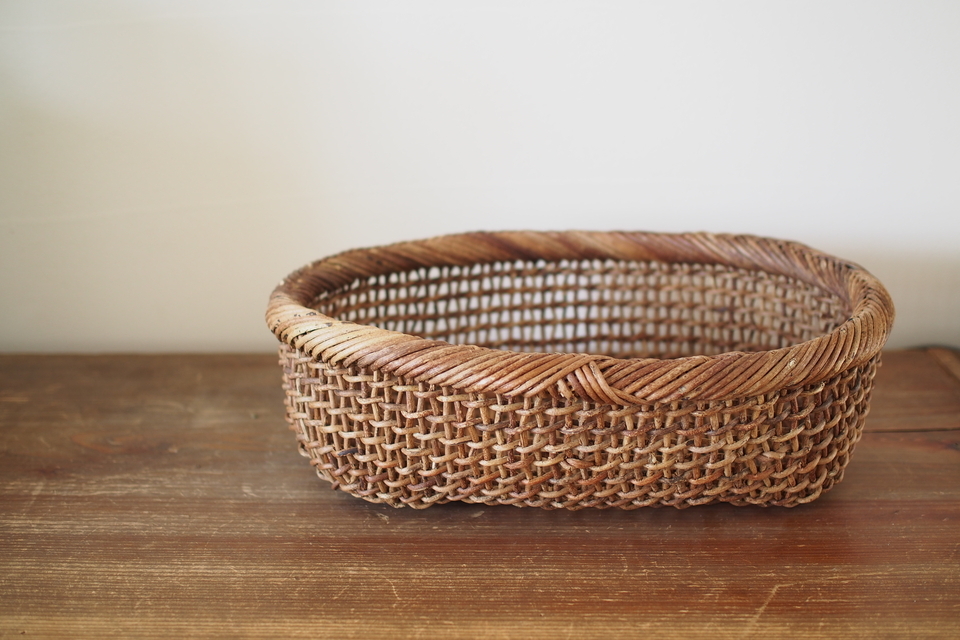 あけびの楕円かご - ウェブショップ - jokogumo - よこぐも