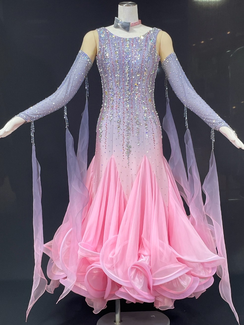 スタンダードドレスNo.1125[ML] - 社交ダンスのドレス・衣装レンタル