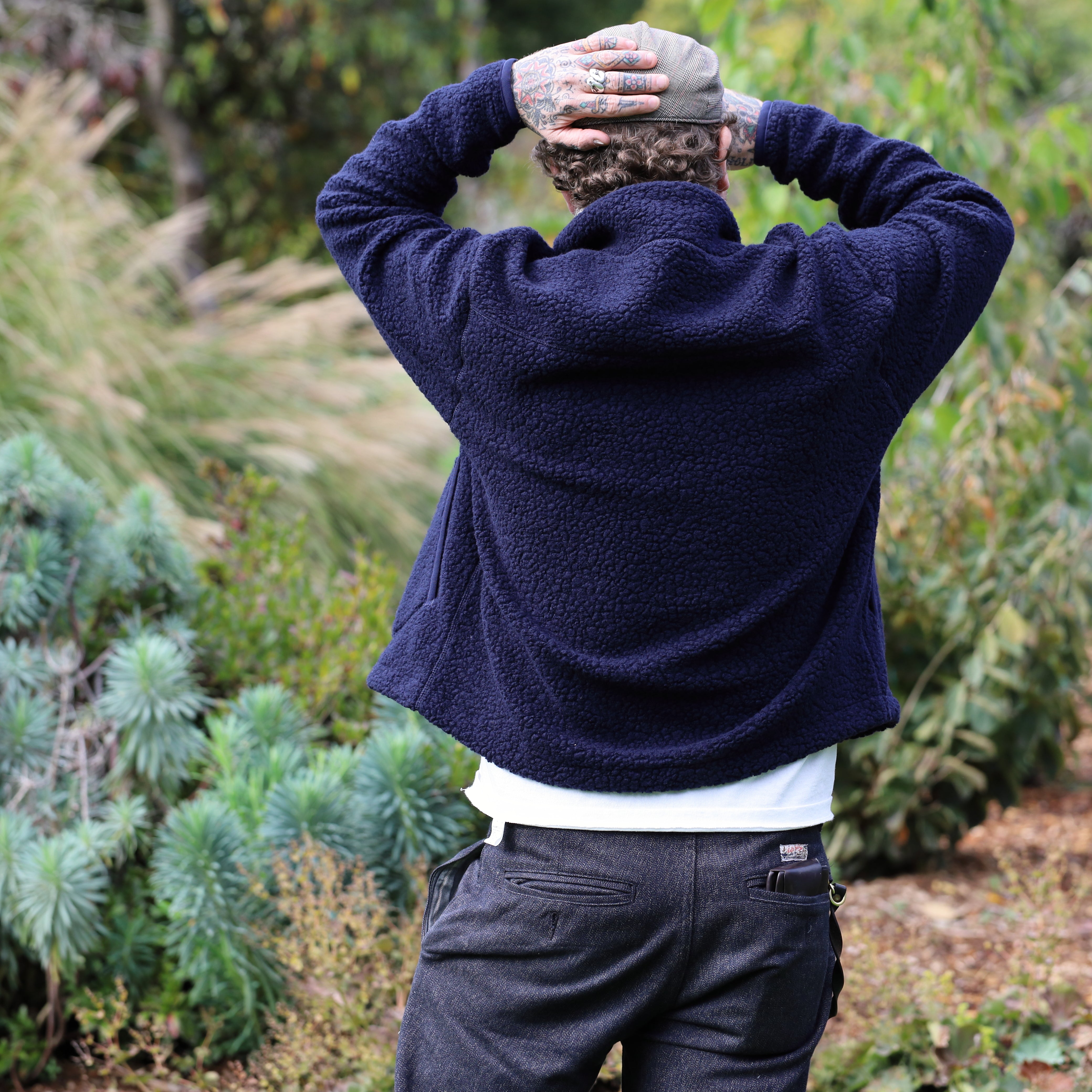 Boucle Wool Zip Fleece Jacket - Navy – Joe's Authentic Supply Co.