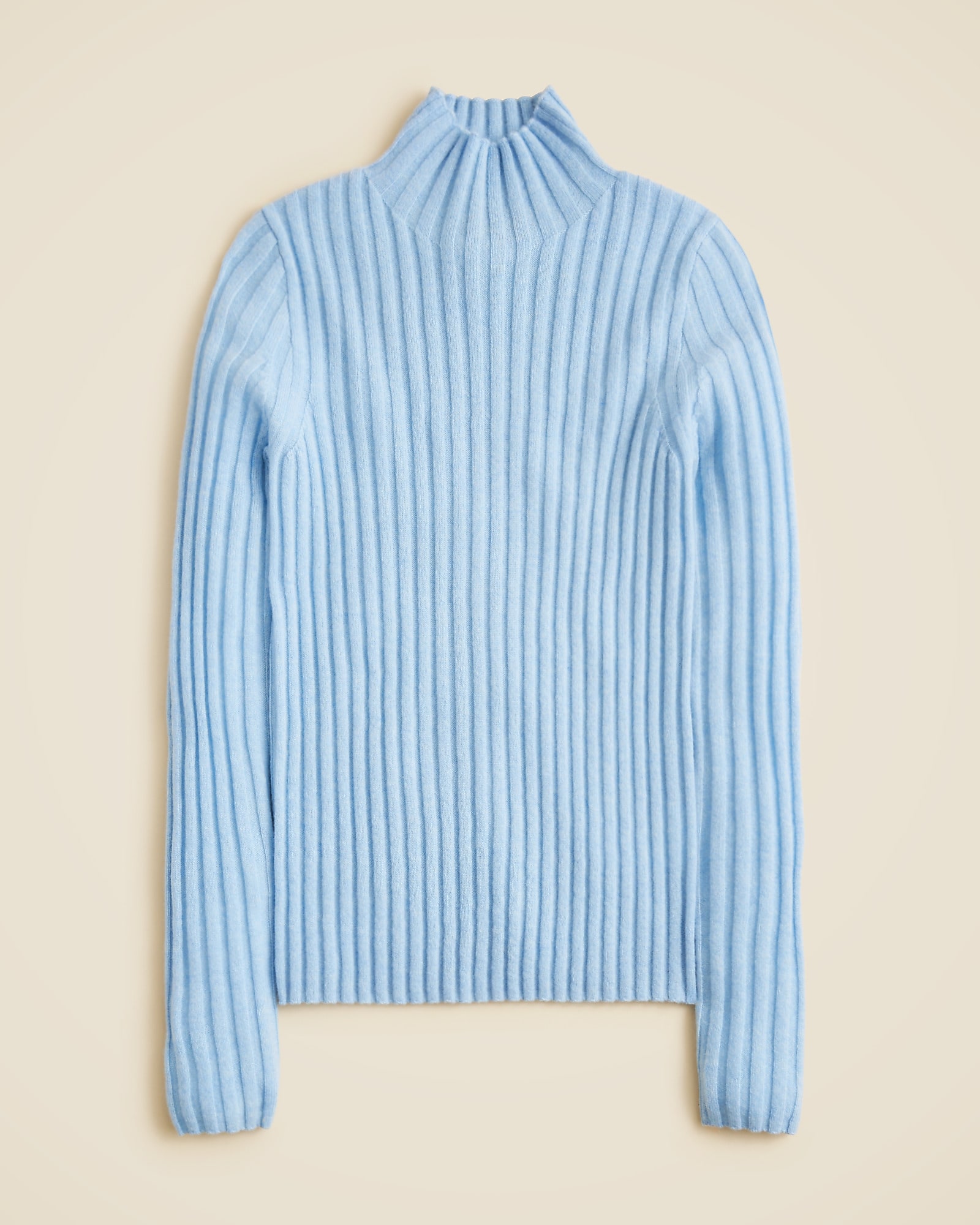 Wide-rib Cashmere Turtleneck Sweater For Women | J.Crew
