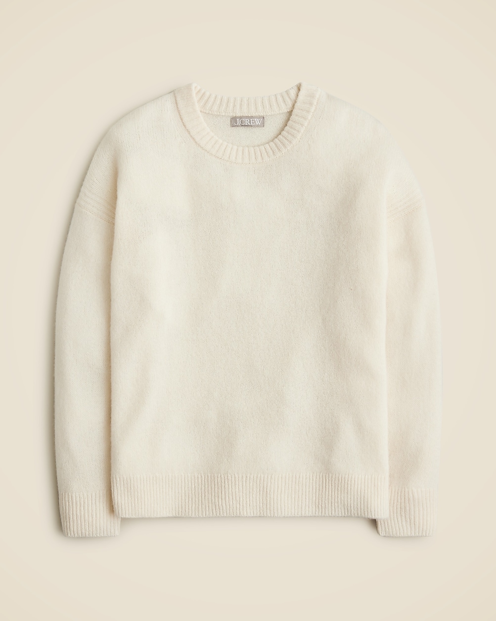 Relaxed Crewneck Sweater In Wool For Women | J.Crew