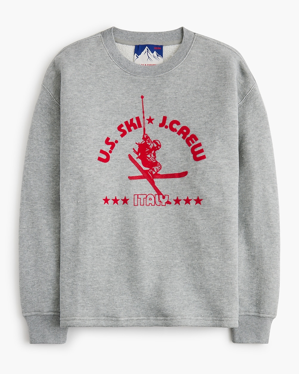 U.S. Ski & Snowboard By J.Crew Heritage Terry Graphic Crewneck