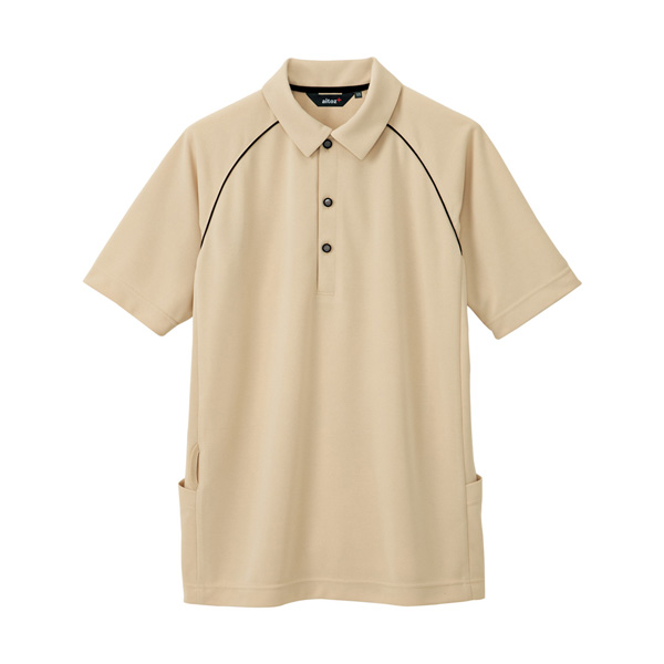 AZ-7663】 バックサイドポケット付き半袖ポロシャツ | オリジナルT