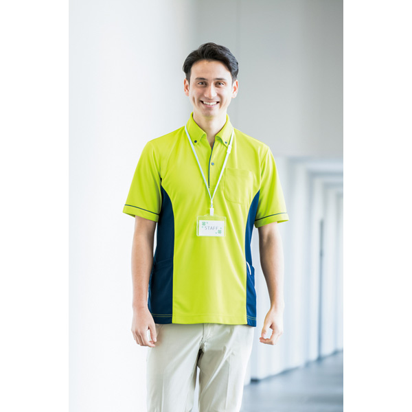 AZ-7679】 サイドポケット半袖ポロシャツ(ボタンダウン) | オリジナルT