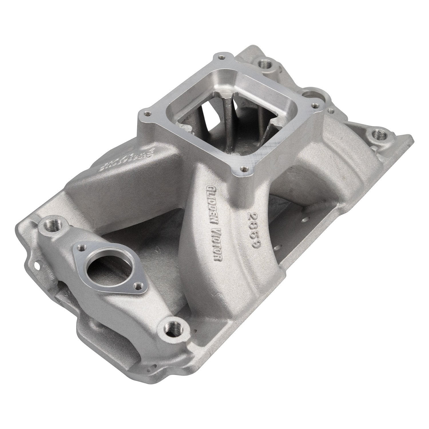 Edelbrock 2859: Victor Glidden 15¡-18¡ Intake Manifold for SBC - JEGS
