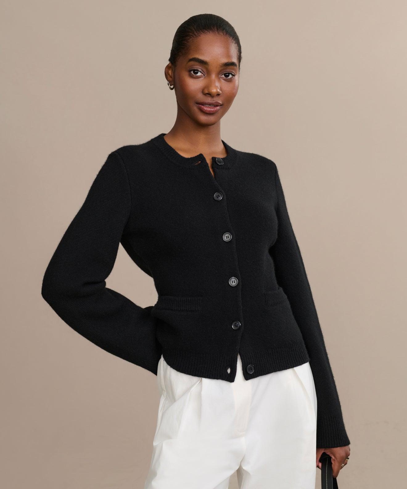 Women's Cooper Cardigan Black | Jenni Kayne