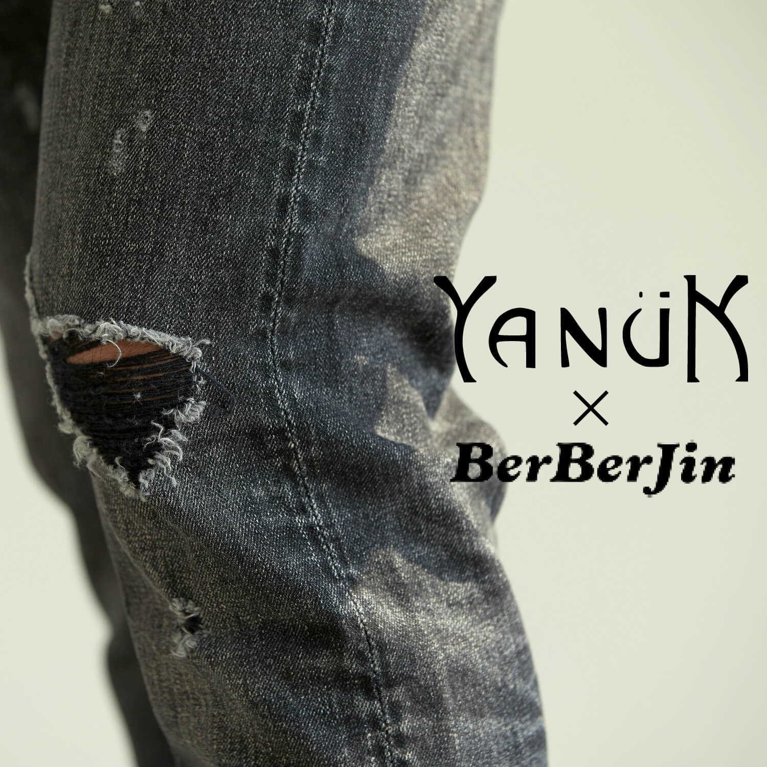YANUK×BerBerJin コラボデニム「歴史上存在しないVintage Black