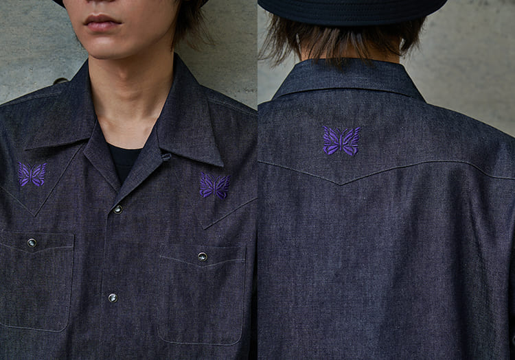 NEEDLES(ニードルズ) 24SS別注ヒザデルパンツ & カウボーイシャツを4