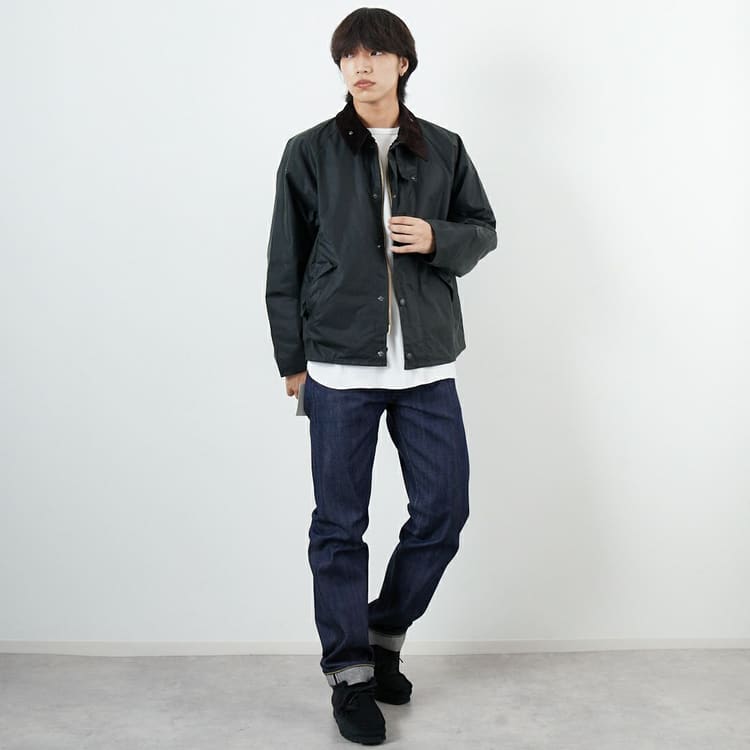 BARBOUR(バブアー)「トランスポート」のサイズ感・他モデルとの違いを