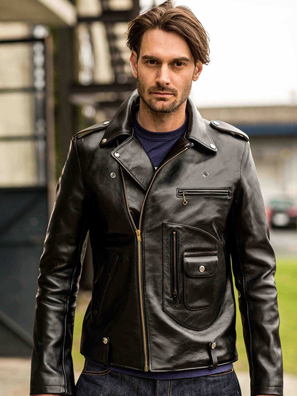 DOUBLE HELIX ダブルヘリックス 茶芯|ホースハイド|ダブルライダース