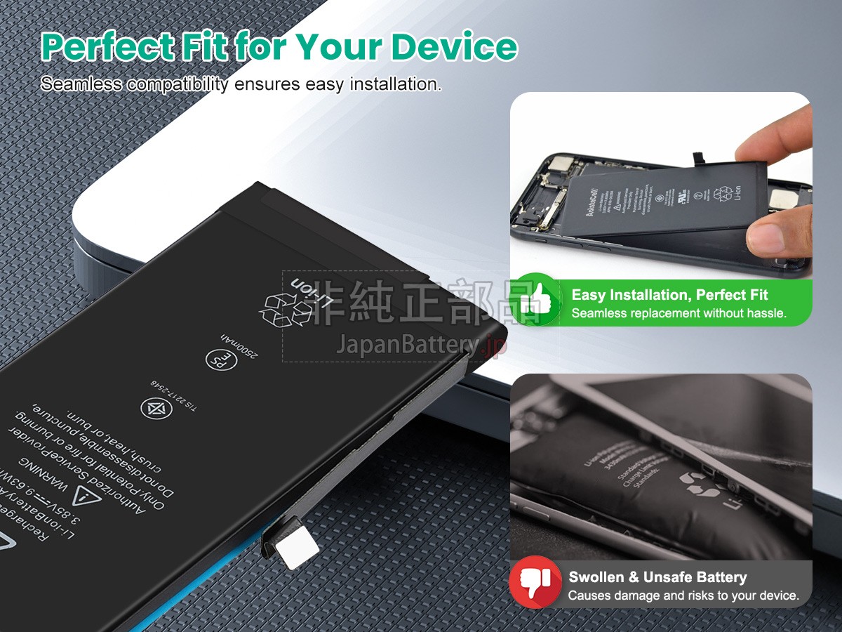 新品 Apple IPHONE 12 MINI バッテリー交換 | JapanBattery.jp