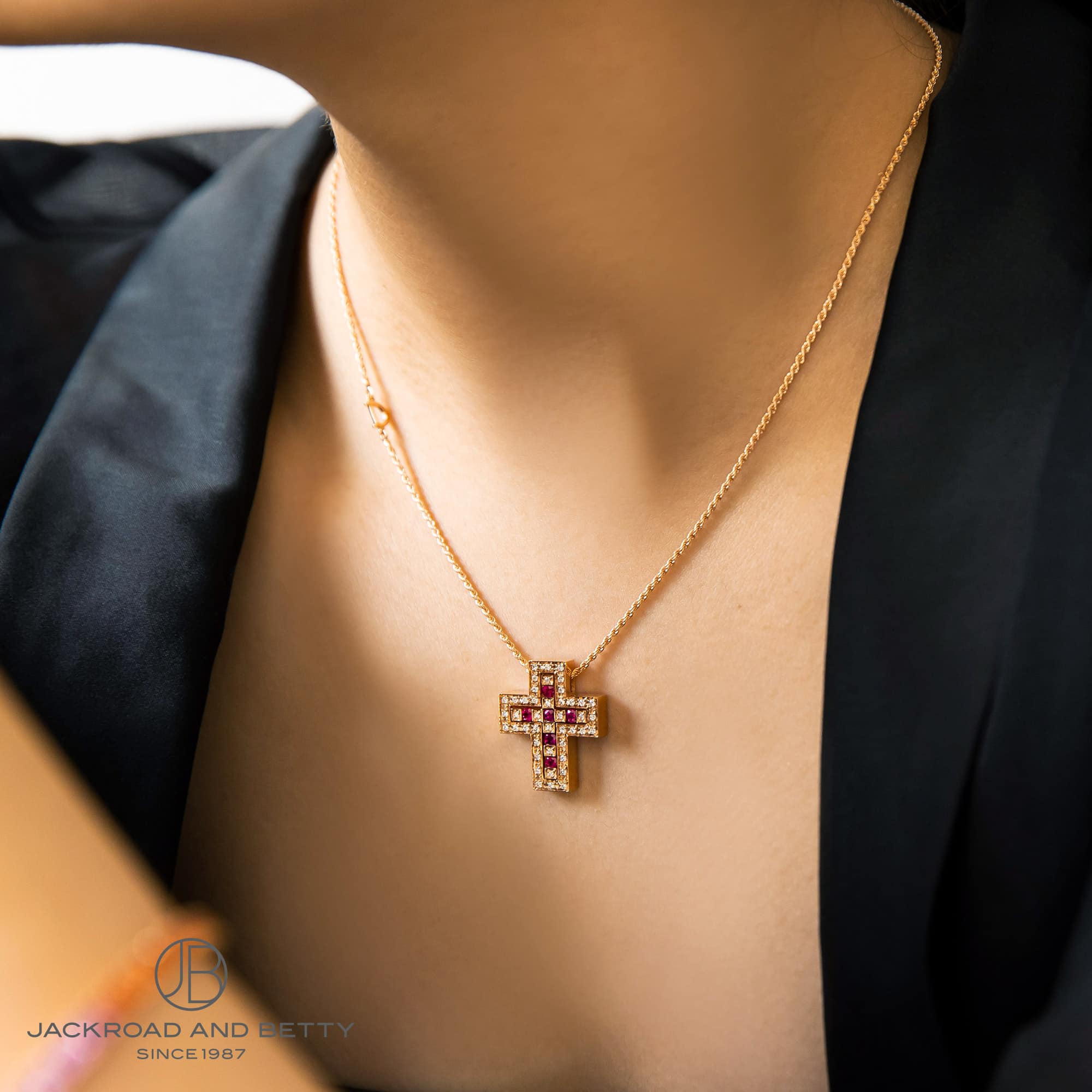 ベルエポック ダイヤ＆ルビー ネックレス（S）[20089195] Belle Epoque