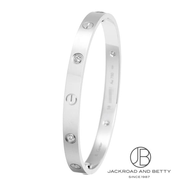 ラブブレスレット クラシックモデル 4Pダイヤ 18[B6070117] Love