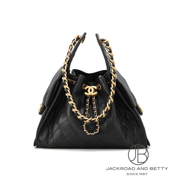 CHANEL 25 スモール ハンドバッグ ブラック 黒[AS5293 B20304 94305