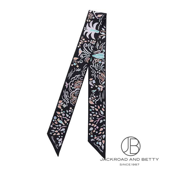 ツイリー 春の島 ブラック 黒[] Twilly | エルメス 新品 バッグ/財布/小物