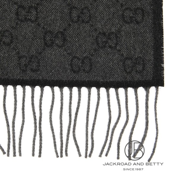 GGロゴ マフラー[570603-3g200-1466] GG Logo Muffler | グッチ 新品