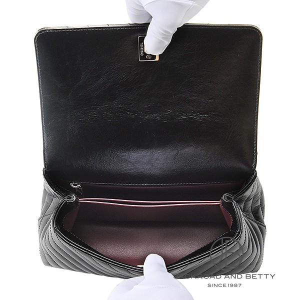 マトラッセ ココハンドル 24 トップハンドル フラップ バッグ V